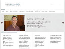 Tablet Screenshot of markbrodymd.com